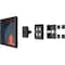 Compulocks Universal Tablet Magnetic Glass Mount Black 201MGLVHBMM01 - alternate 1
