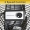 Edendirect High Velocity Drum Fan, 24 in Blade Dia, 120V, 7,800/9,200 cfm IR-FAND24E - alternate 8