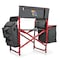 Picnic Time Family Of Brands NCAA Kansas Jayhawks Fusion Camping Chair with Side Table and Soft Cooler 807-00-600-244-0 - alternate 1