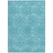 Homeroots 10' X 14' Aqua And Ivory Geometric Washable Indoor Outdoor Area Rug 614052 - alternate 5