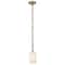 Nuvo Liam, 1 Light Mini Pendant, Burnished Brass, White Opal Glass 60/8205 - alternate 5