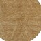 Homeroots 8' Gold Brown And Ivory Round Abstract Washable Indoor Outdoor Area Rug 597018 - alternate 6