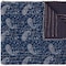 Homeroots 50" X 70" Blue and Gray Kantha Cotton Paisley Throw Blanket with Embroidery 332338 - alternate 6