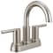 Delta Nicoli Two Handle Centerset Bathroom Faucet, 6.63 in, Stainless 25749LF-SS - alternate 1