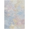 Homeroots 3' X 5' Sky Blue Beige And Gold Abstract Washable Indoor Outdoor Area Rug 618550 - alternate 6