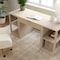 Martha Stewart Kayden Single-Drawer Desk w/Dual 2 Tier Shelves in Light Natural w/Brushed Gold Hardware KHO-23042-TBSF2-LNT-GLD-MS - alternate 9