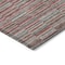 Homeroots 8' X 10' Red Beige And Copper Striped Washable Indoor Outdoor Area Rug 587935 - alternate 8