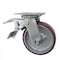 Service Caster 8 Inch Poly on Aluminum Swivel Caster with Roller Bearing and Total Lock Brake SCC-TTL30S820-PAR - alternate 1