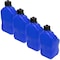 Bushman U-Jug Multi-Purpose 5.5 Gallon Utility Storage Jug - Blue - 4 Pack UJUG-BLUE-4PK - alternate 5