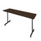 Regency Kobe T-Base Training Seminar Table, 84 in W, 24 in L, Neo Walnut MKTRCT8424NW - alternate 1