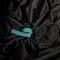 Notch Equipment 450 35L Rope Bag 600 Denier Fabric, Backpack Straps, Cinch-Top Closure, Black & Teal 99383BT - alternate 8
