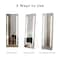 Fab Glass And Mirror Full Length LED Lighted Free Standing Floor Mirror with ON/OFF Touch Button for Makeup, Dressin HC19X59 - alternate 7