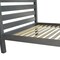 Homeroots Gray Solid Wood Twin Bed Frame 546939 - alternate 7