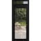 Vdomdoors Front Exterior Prehung Metal-Plastic Door Clear Glass / MANUX 8666 Matte Black / Office Commercial MANUX8666EXD-BLK-W36xH80+16-RH-I - alternate 1