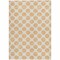 Homeroots 10' X 14' Peach And Ivory Polka Dot Washable Indoor Outdoor Area Rug 614934 - alternate 6