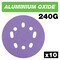 Trend Aluminum Oxide 5 Inch Random Orbit Sanding Discs, 240 Grit, Pack of 10, AB/125/240A, 10PK U*AB/125/240A - alternate 1