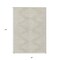 Homeroots 8' X 10' Beige And Ivory Geometric Washable Indoor Outdoor Area Rug 598529 - alternate 6