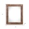 Homeroots 5" x 7" Brown Solid Wood Tabletop Picture Frame 386565 - alternate 3