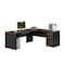Bestar Connexion L-Shaped Workstation, Antigua/Black 93880-000052 - alternate 1