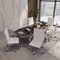 Leisuremod Harris High-Back Faux Leather Office Chair, White HOT19WL - alternate 6