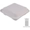 Eco-Products Vanguard Sugarcane Clamshells, 3-Compartment, 9 x 9 x 3, White, PK200 EP-HC93NFA - alternate 4