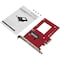 Startech.Com Adapter, U.2 to PCIe - 2.5 U.2 NVMe SSD PEX4SFF8639 - alternate 3