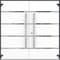 Vdomdoors Metal Double Doors Deux 1105 Gray Graphite Mirrored Glass Entry Modern Painted (W72xH96) Right hand DEUX1105DEXD-GRE-W72xH96-RH-O - alternate 5