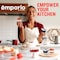 Emporio Kitchen 5oz Plastic Dessert Cups with Lids and Spoons, BPA-Free, Clear, Reusable, Elegant, 50PK EMPKDC50 - alternate 5