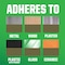 Rust-Oleum Paint, Water Base, Flat Sheen, Flat Army Green, 1 qt, 50 to 90 sq-ft/qt Coverage Area 379561 - alternate 5