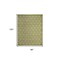 Homeroots 8' X 10' Green And Ivory Geometric Indoor Outdoor Area Rug 573067 - alternate 6