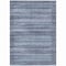 Homeroots 3' X 5' Blue And Charcoal Striped Washable Indoor Outdoor Area Rug 631485 - alternate 7