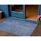 Homeroots 3' X 5' Navy Blue Gray And Ivory Abstract Washable Indoor Outdoor Area Rug 597028 - alternate 1