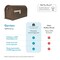 Architectural Mailboxes Garrison Post mount mailbox GM160VBAM - alternate 8