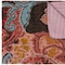 Homeroots 50" X 70" Brown And Pink Floral Cotton Quilted Kantha Throw Blanket with Embroidery 544547 - alternate 5