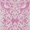 Homeroots 10' X 14' Blush And Ivory Damask Washable Indoor Outdoor Area Rug 614418 - alternate 7