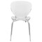 Leisuremod Modern Oyster Transparent Side Chair, Clear OC17CL - alternate 7