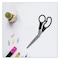 Westcott Value Line Stainless Steel Shears, 8" Long, 3.5" Cut Length, Crane-Style Black Handle, PK3 13402 - alternate 4