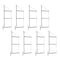 Mytee Products Cargo Container Shelving Brackets, 3 Levels, 18in D x 60in H, 8PK CNT-SHELF3x8 - alternate 1