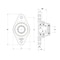 Ntn Flange Bearing, 2-Bolt, Ball, 1-1/4" Bore SUCNFL207-20 - alternate 3