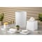 Hapco Elmar Serenity Collection 8 Qt. Round Wastebasket, Frost, 6PK SC108FROST - alternate 2