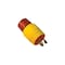 Ericson Watertight Locking Plug, L7-15P, 15 A, 277V AC, Single Phase, 2 Pole, Screw Terminals, Yellow 1524-PW6P-AM - alternate 2