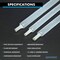 Kable Kontrol 2:1 Shrink Ratio, Teflon (PTFE) Heat Shrink Tubing, 1in ID, 4 FT Stick, Clear HS2-PTFE-100-4-CL - alternate 5