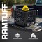 Ramtuff Milk Crates - Heavy Duty Stackable Storage w/ Reinforced Handles, 250 lb, Black, 2PK 606525 - alternate 7