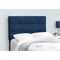 Monarch Specialties Bed, Twin Size, Upholstered, Bedroom, Frame Only, Youth, Teen, Juvenile, Blue Velvet, Transitional I 5918T - alternate 2
