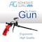 Adhesive Guru AG950 Insulation Spray Foam Gun 12.6 in., PTFE Coated, Heavy-Duty Foam Dispensing Tool adgr_AG950_FmGn_1pk - alternate 4