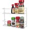 Grayline White Tall Double Shelf Spice Rack 40504 - alternate 1