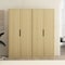 Manhattan Comfort Rivington 38in Bookcase Cabinet in Natural Oak - Set of 2 2-BC004-NA - alternate 1