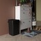 Regal Altair 19 Gallon Square Black Plastic Trash Can with Drop Shot Swing Lid, Space-Saving Design ZR-TC-100-BK-19-SW-KIT - alternate 6