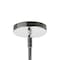 Jonathan Y Homer 13" 1-Light Modern Industrial Metal LED Dome Pendant, Chrome/White JYL9536C - alternate 9