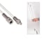 Safetywhips Warning Whip Heavy Duty Whip with Flag, White Whip, Orange Flag, White Reflective X, 96 Length SW08QDNP2-SXW - alternate 5